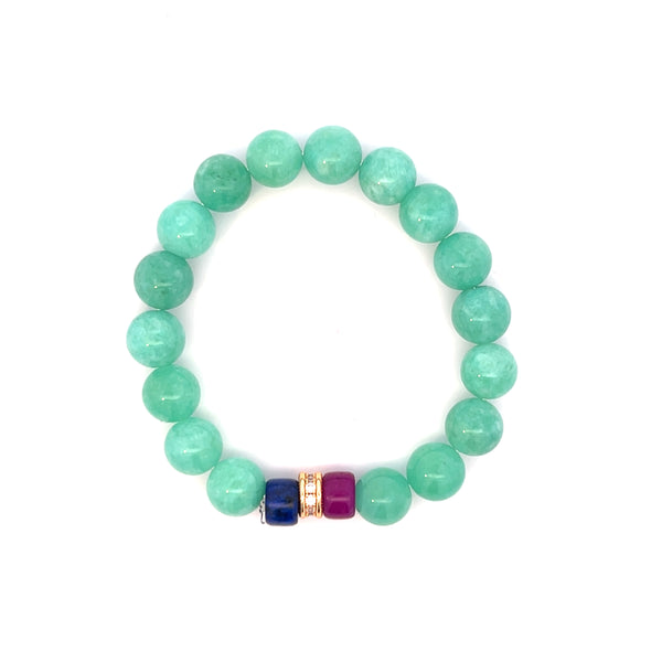 Sporty Jade Aqua Bracelet