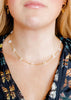 Gracie Flower Necklace - Pearl