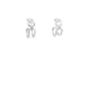 Crystal Accent Round Hoop Earrings - Ser Indomable