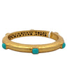 Catalina Hinge Bangle in Turquoise Blue