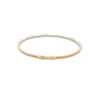 Stephanie Two-Tone Diamond Flex Bangle