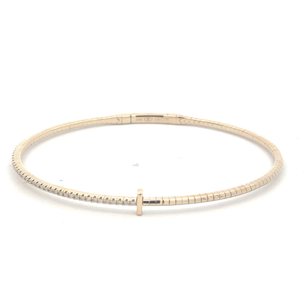 Kinsey Halfway Diamond Flex Bangle