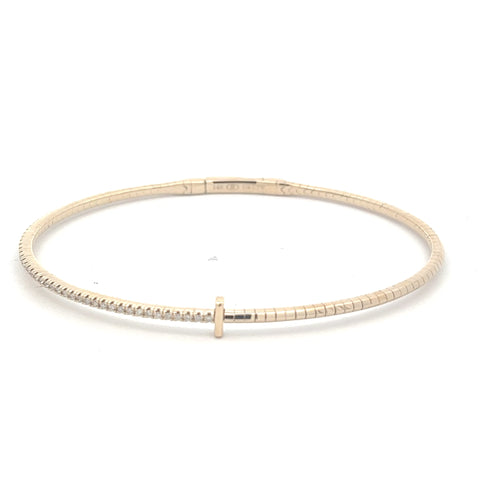 Kinsey Halfway Diamond Flex Bangle