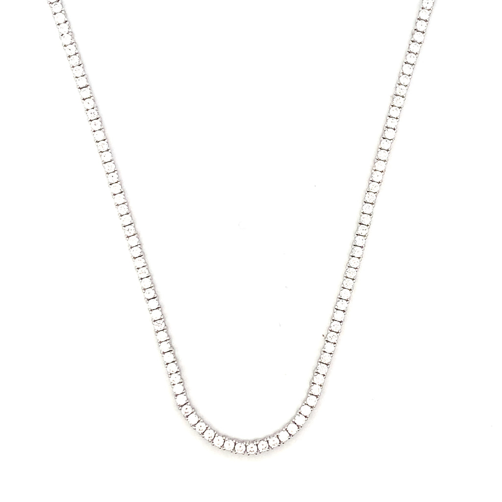 CZ Tennis Necklace | 2mm
