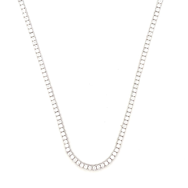 CZ Tennis Necklace | 2mm