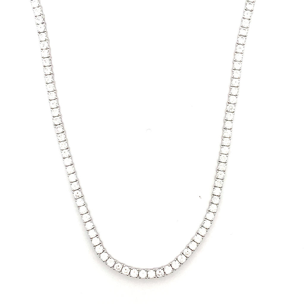 CZ Tennis Necklace | 2.5mm