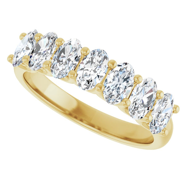 Oval Lab Grown Diamond Band