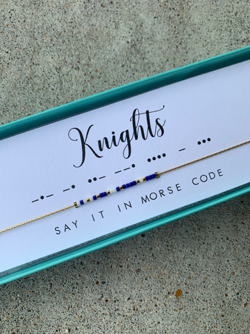 Knights | Morse Code Necklace