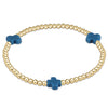 egirl Signature Cross Gold Filled Pattern 3mm Bead Bracelet
