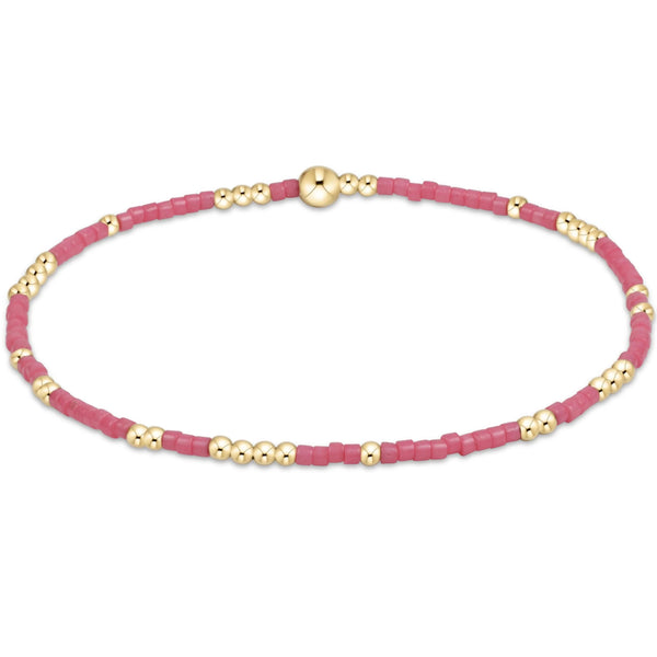 Hope Unwritten Bracelet in Bright Pink