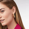 Palermo Pearl Hoop Earrings