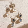 Kristal Be the Light Pearl Drop Earrings