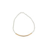Bliss Bar Gold 2mm Mixed Metal Bracelet
