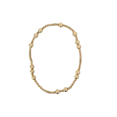 Hope Unwritten Gold Filled Bead Bracelet - 5mm