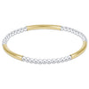 Bliss Bar Pattern Mixed Metal 3mm Bracelet