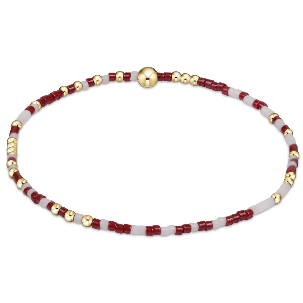 Hope Unwritten Bracelet in Wine & White
