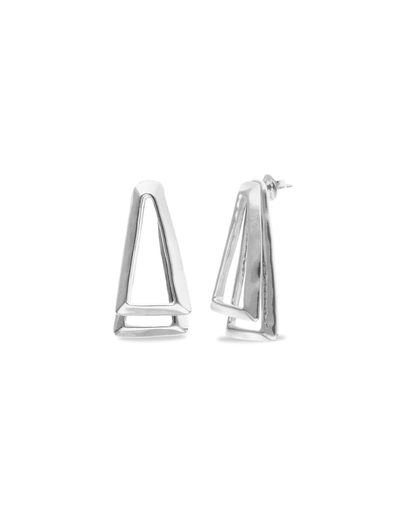 Núcelo Silver Statement Earrings