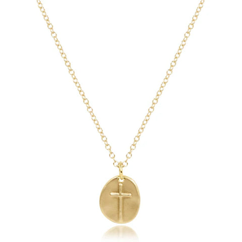 Small Inspire Gold Filled Charm Necklace