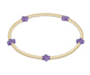 Signature Cross Small Gold Pattern 2mm Gold Bead Bracelet