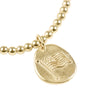 Classic Gold 3mm Bracelet - Inspire America Gold Disc