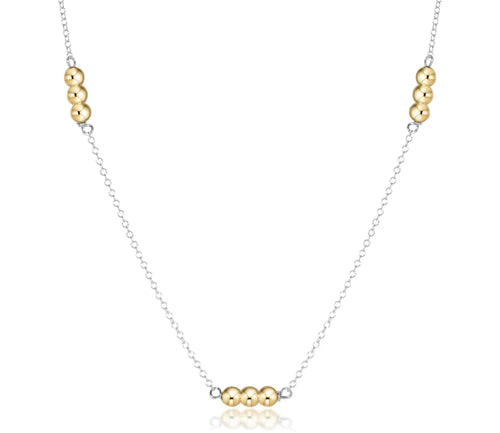 Joy Simplicity Mixed Metal Choker -3mm Gold | 15