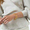 Bee Gold Bangle Bracelet