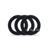 Jet Black Nylon Hair Ties