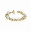 Jolie Tennis Bracelet in Aquamarine Blue