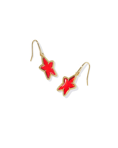 Ada Star Small Drop Earrings