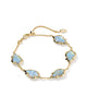 Adriana Scallop Frame Gold Delicate Chain Bracelet