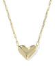 Ari Heart Statement Pendant Necklace in Ivory Mother of Pearl