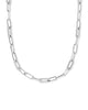 Bella Chain Necklace in White CZ