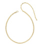 Bella Tennis Necklace in White CZ