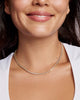 Bella Tennis Necklace in White CZ