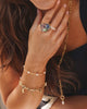 Cailin Crystal Band Ring Gold in White CZ