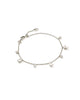 Cailin Delicate Chain Bracelet in White CZ