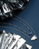 Cheer Short Pendant Necklace in White Mother of Pearl