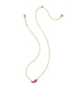Chili Pepper Gold Short Pendant Necklace