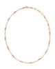 Courtney Gold Enamel Link and Chain Necklace