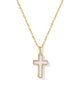 Cross Pendant Necklace in Matte