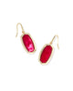 Dani Gold Bezel Drop Earrings