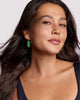 Dani Gold Bezel Drop Earrings