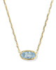 Elisa Luxe Pendant Necklace Gold