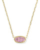 Elisa Luxe Pendant Necklace Gold