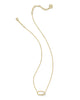 Elisa Gold Necklace in Ivory Mother of Pearl
