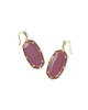 Elle Gold Enamel Drop Earrings