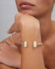 Elton Gold Bracelet in Ivory Mother of Pearl