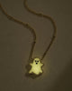 Ghost Gold Short Pendant Necklace