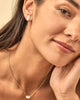 The Grayson Gold Pendant Necklace in Iridescent Drusy