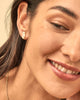 Grayson Gold Stud Earrings in Iridescent Drusy